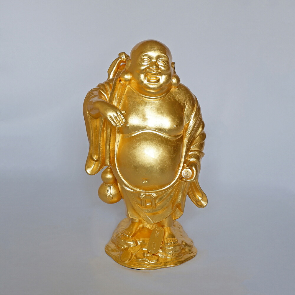 【お問合せ商いもの】 金箔 飾りつけ 宝生布袋 金属元素製