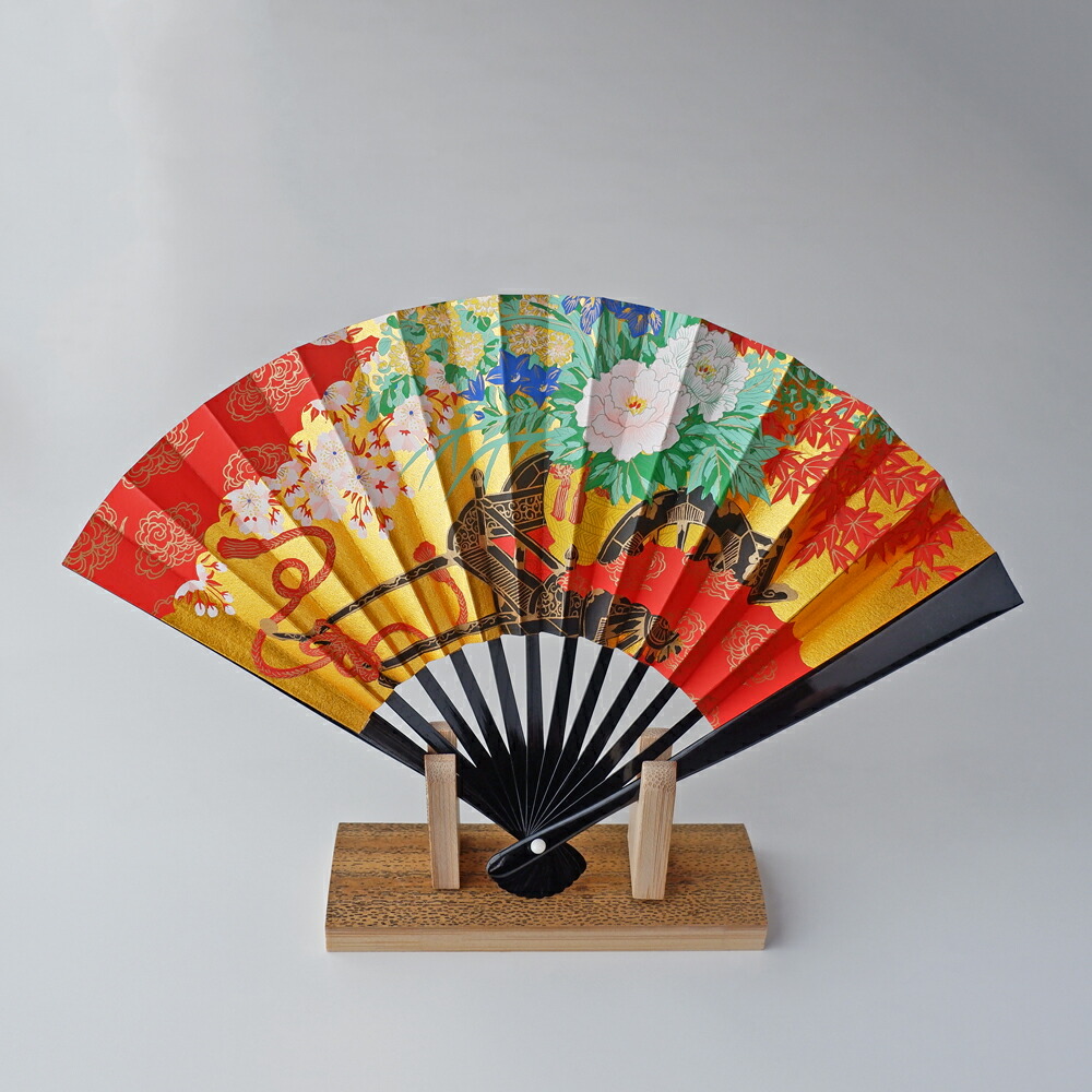 楽天市場】飾り扇 「十二支」5寸 扇 和風 金 インテリア 和風 縁起物