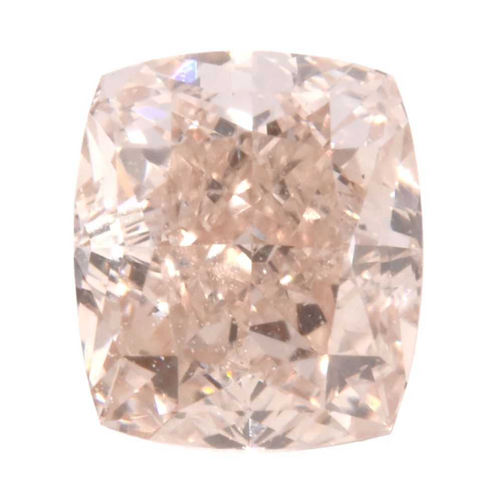 ルース ダイヤモンド 0.604ct クッションカット ファンシーオレンジピンク SI1 裸石【中古】｜ゴールドプラザ店