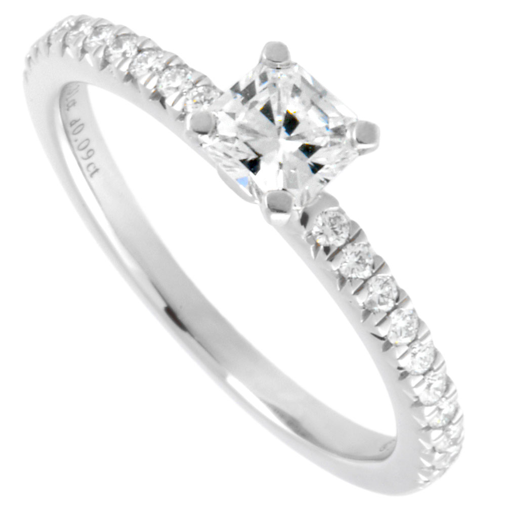 今夜で終了■ティファニー■新品仕上■トゥルー ダイヤリング■PT950 TIFFANY & CO. 【ティファニー】Pt950ダイヤリング (NO.304523