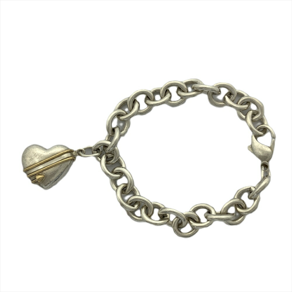 ティファニー Tiffany&Co. パフハート ブレスレット SV925 TIFFANY&Co.】ティファニー パフハート ビンテージ シルバー925