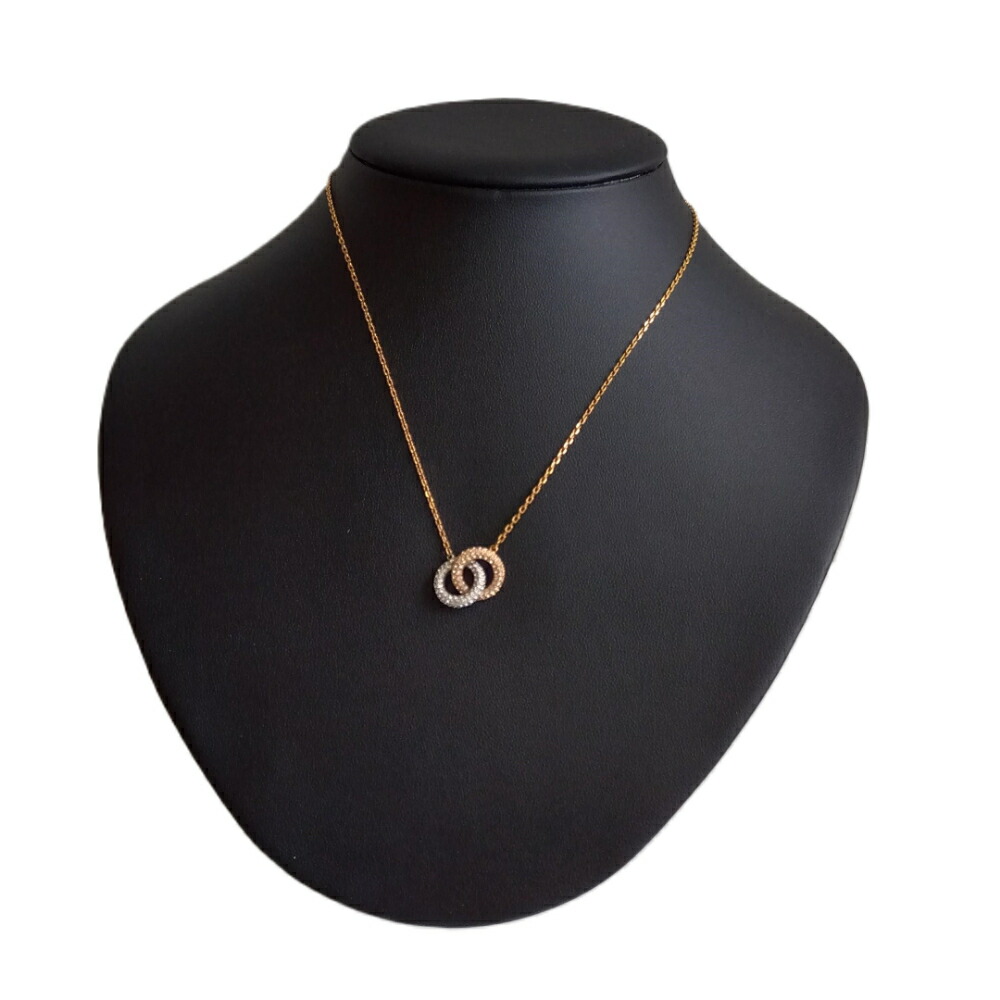 スワロフスキー　3点 スワロフスキー サークル ペンダントネックレス【L's(66㎝)/2万円