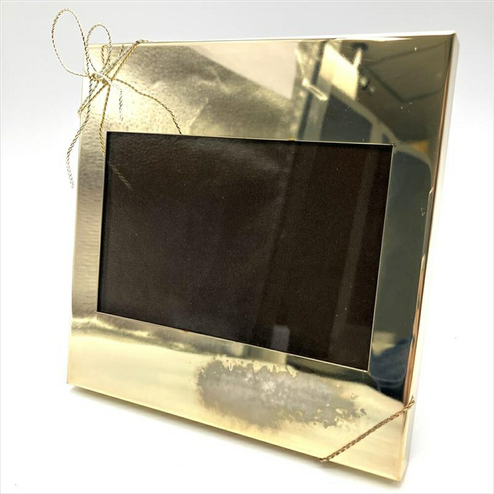 LOEWE - ロエベ フォトフレーム 写真立て ウッド レザー イエロー ガラスフレーム 0048 【中古】 LOEWE 4e0048ilg5-4.jpg