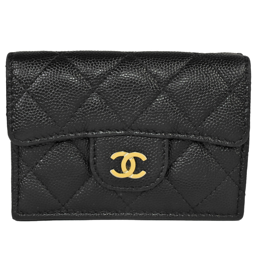 【シャネル】クラシック S フラップウォレット キャビアスキン 楽天市場】シャネル CHANEL ミニ財布 クラシックスモール