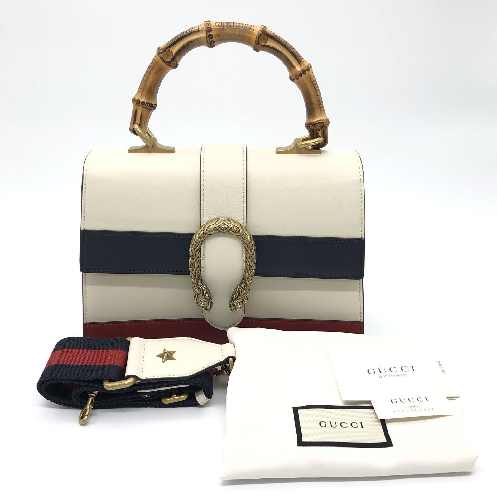 楽天市場】GUCCI ディオニュソス バンブー トップハンドルバッグ