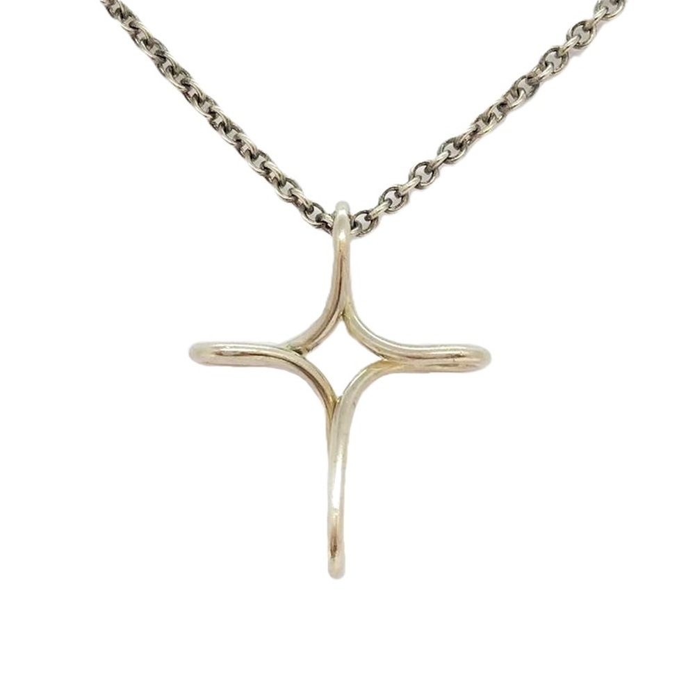 ティファニー　ミニクロス エルサペレッティ ネックレス　シルバー925 TIFFANY&Co. 良品◎（TIFFANY&Co. ティファニー）ネックレス