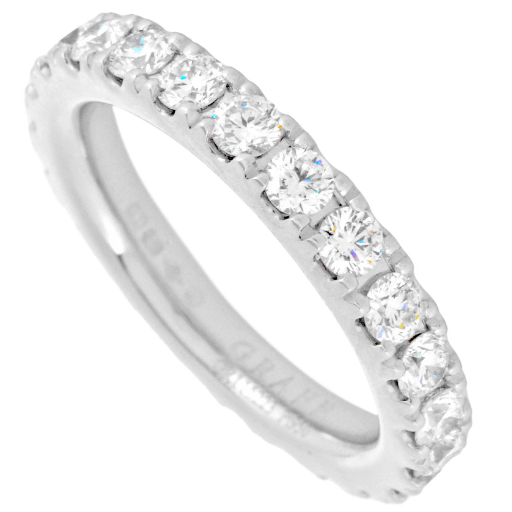 【31-10】ダイヤモンド　フルエタニティ　リング　D1.00ct 　【中古】 フルエタニティリング pt950 1.2ctup ダイヤモンド 指輪『フチ