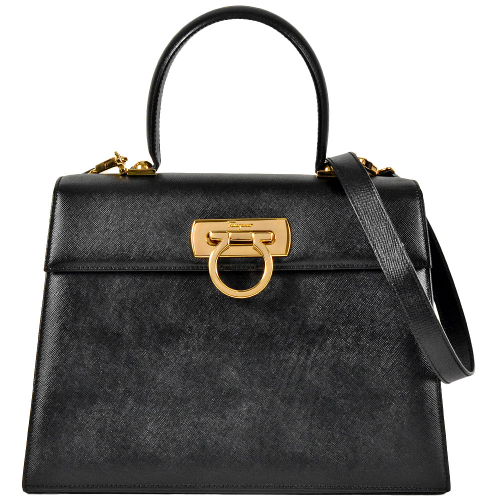 希少リザード柄【Salvatore Ferragamo】2wayハンドバッグ 希少リザード柄【Salvatore Ferragamo】2wayハンドバッグ