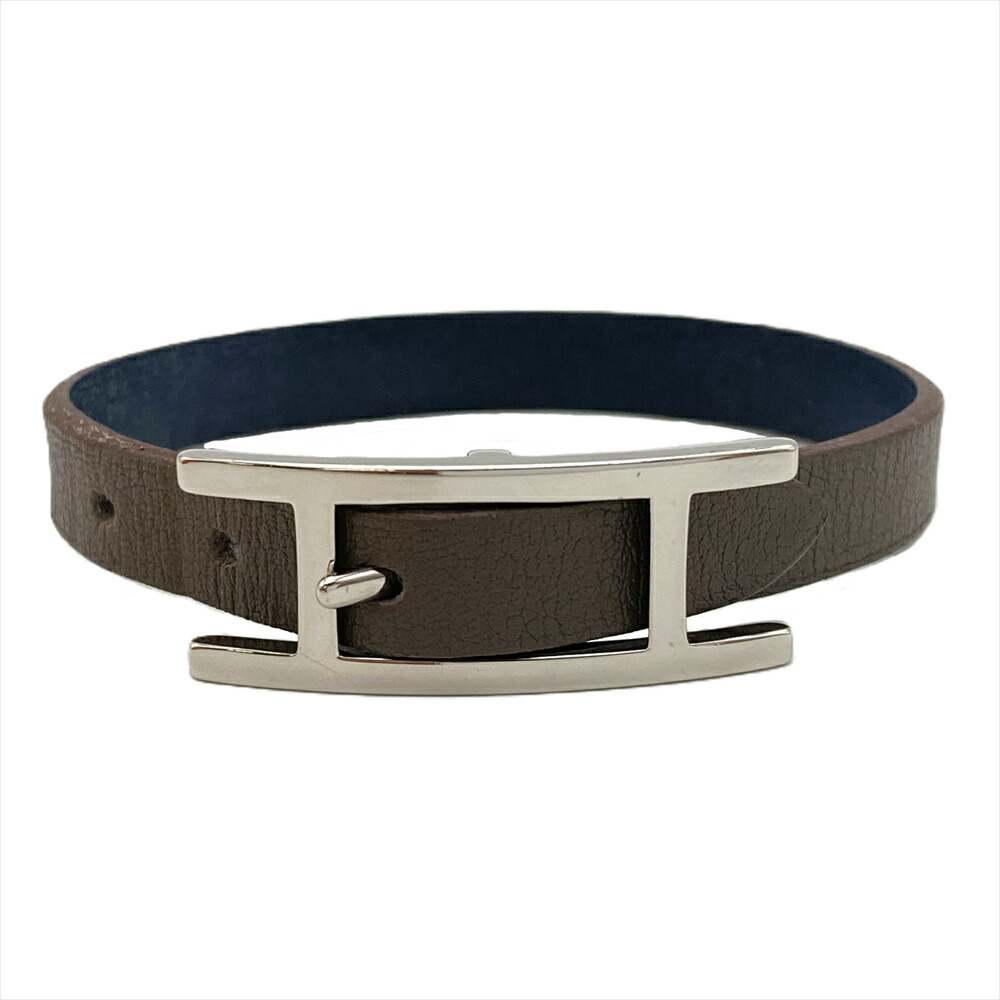 999 HERMES アピ 2 ロングブレスレット レザー 黒 □E刻印 楽天市場