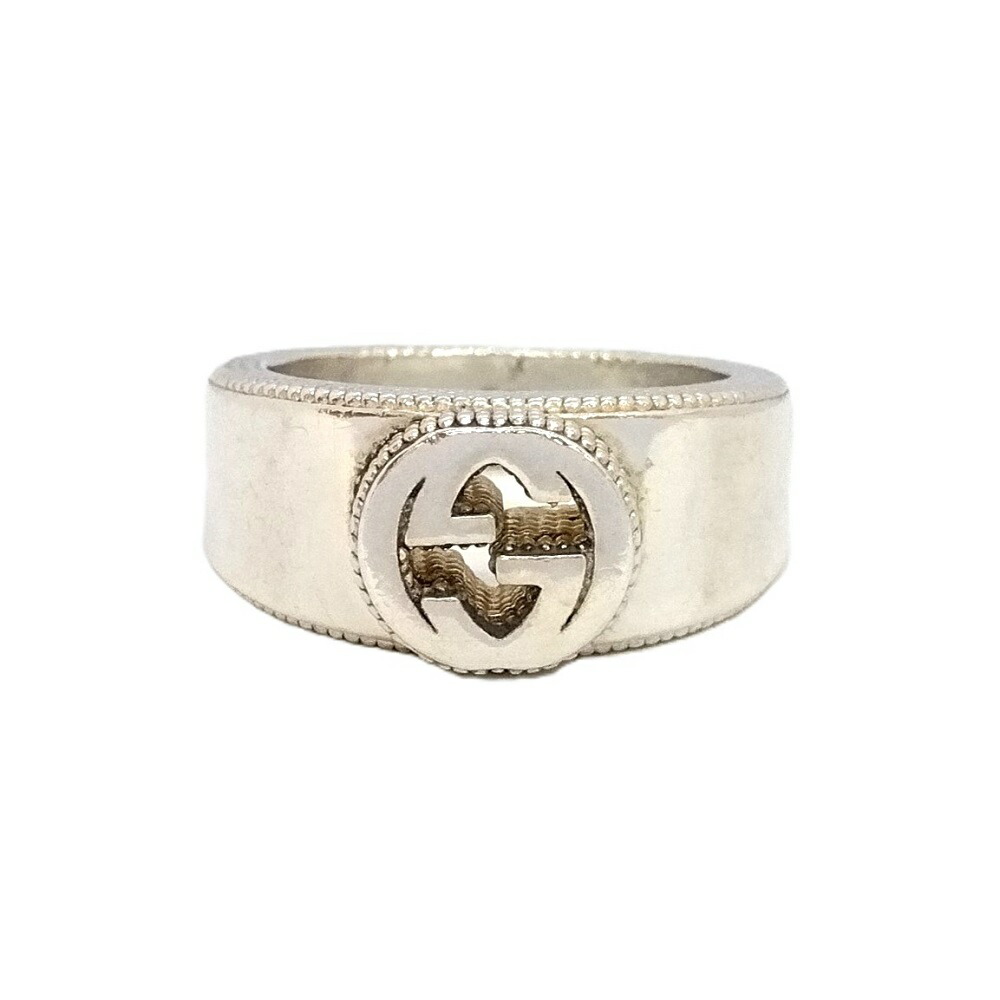 楽天市場】【美品】グッチ【GUCCI】インターロッキングG リング