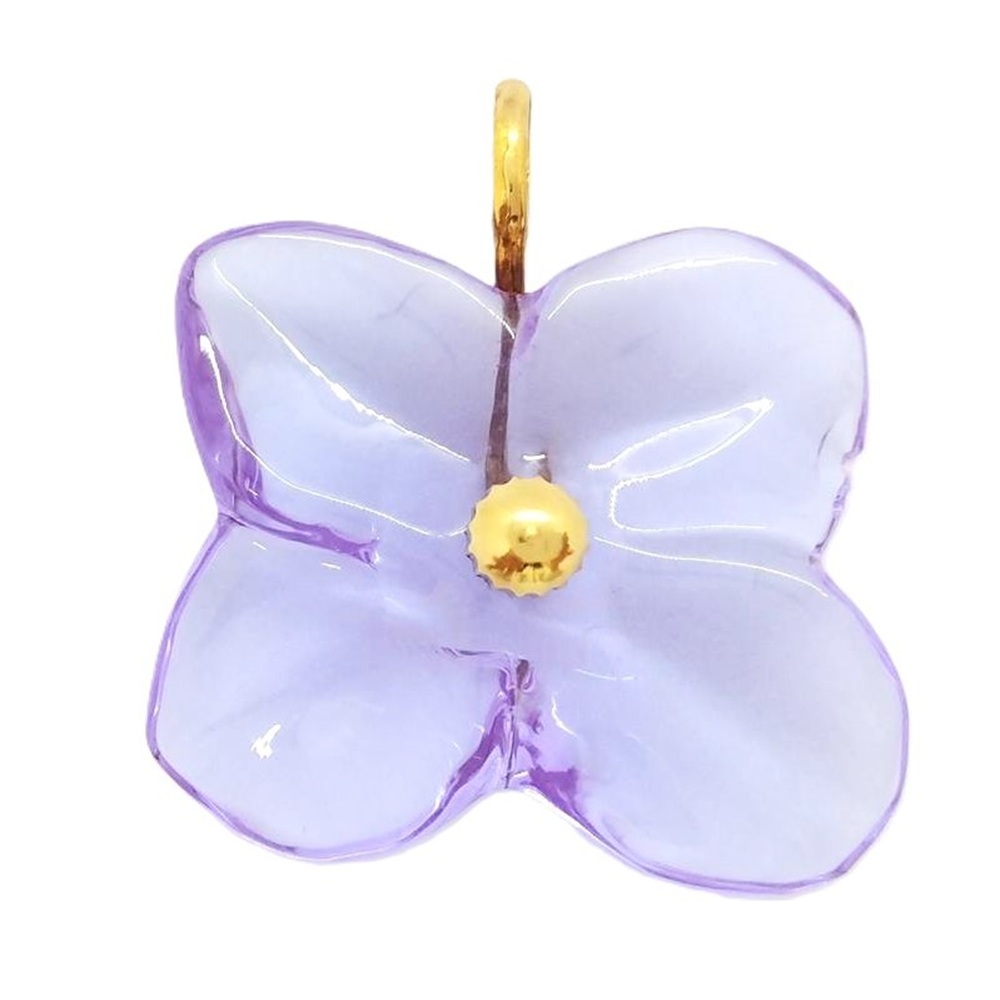 (k20)Baccarat バカラ オーキッドフラワー 洋蘭 パープル 楽天市場】Baccarat バカラ フラワートップ ネックレス 花 レディース