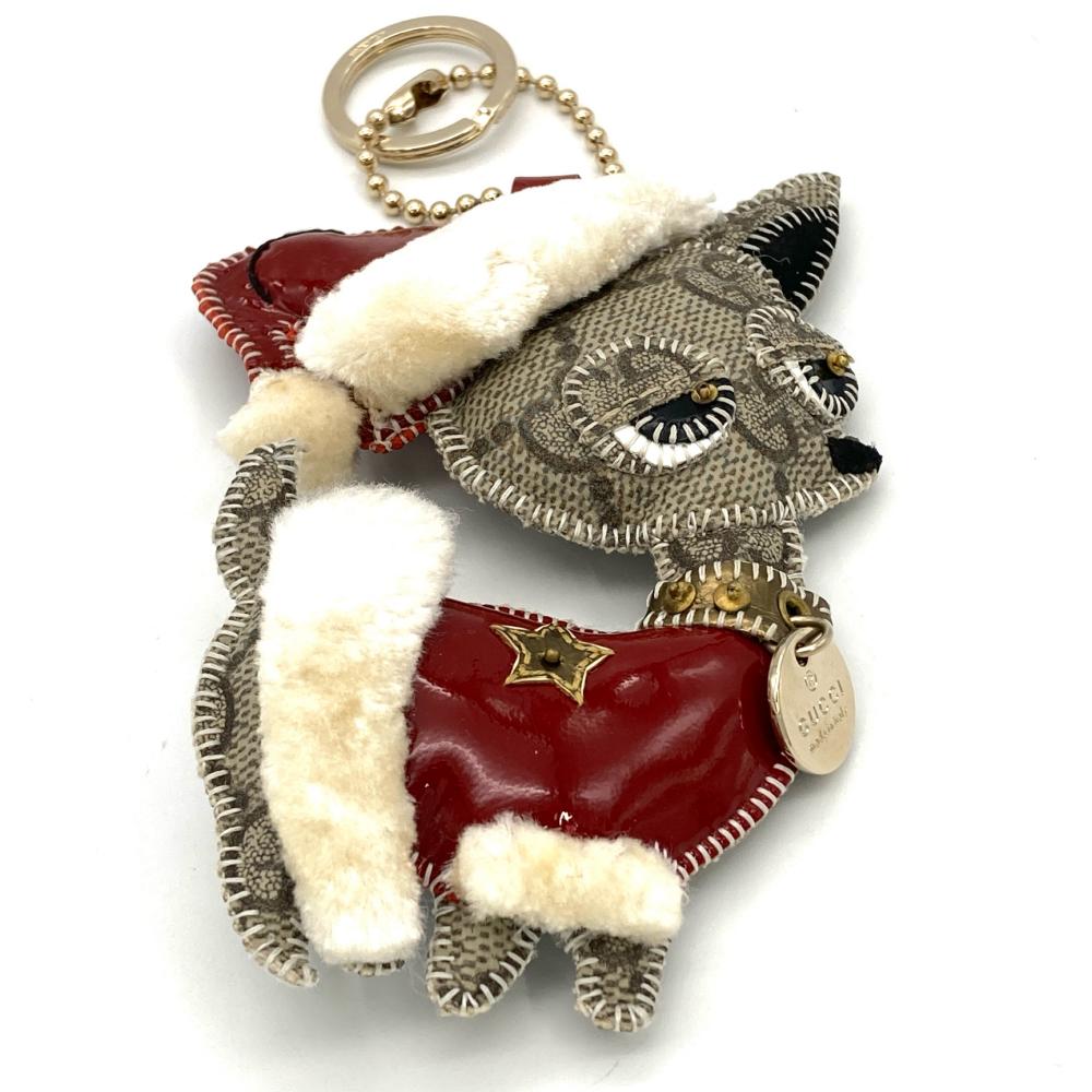 Gucci✨グッチ　グッチョリ ビーグル サム キーホルダー バッグチャーム GUCCI レア美品 グッチ GGプラス グッチョリ ビーグル サム