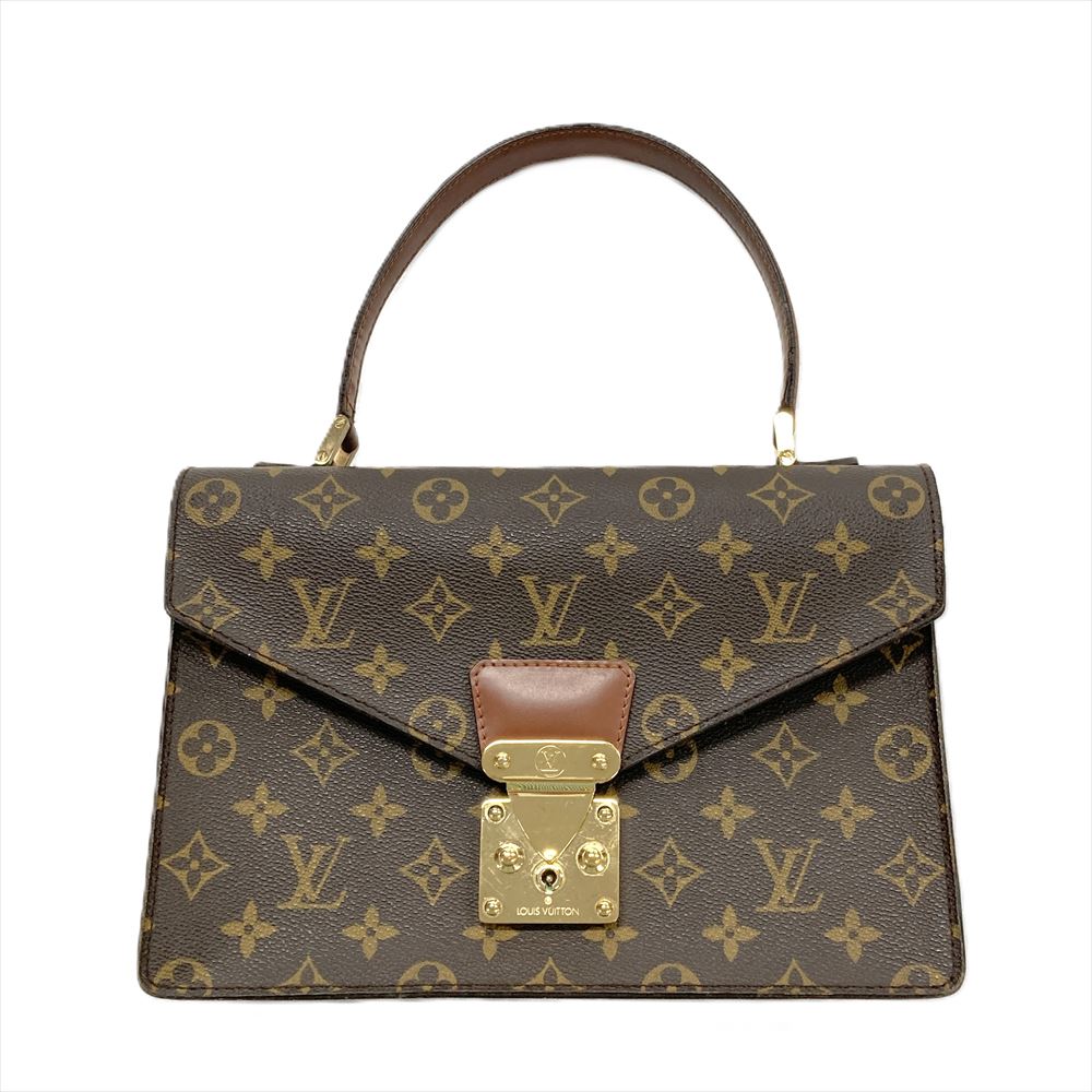 【中古】ルイ・ヴィトン モノグラム ドーヴィル ハンドバック 製造番号刻印前盤品 LOUIS VUITTON ルイ ヴィトン モノグラム トゥルービル