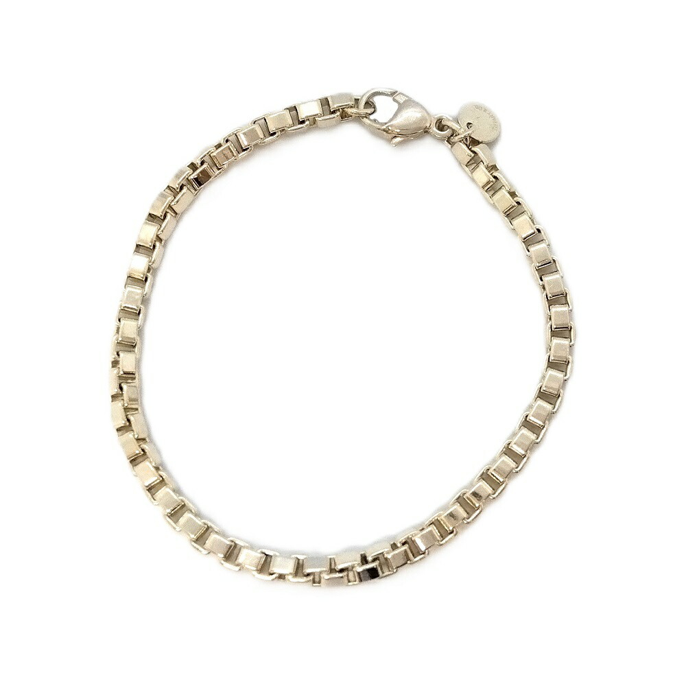 ティファニー 美品 ドーナツ サークル リンク ブレスレット Lb2fe TIFFANY&Co. ティファニー ドーナツ チェーン ブレスレット