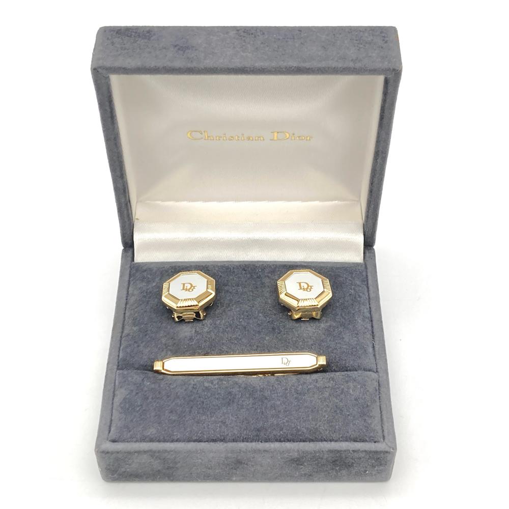 楽天市場】クリスチャン ディオール タイピン カフス 2アイテム