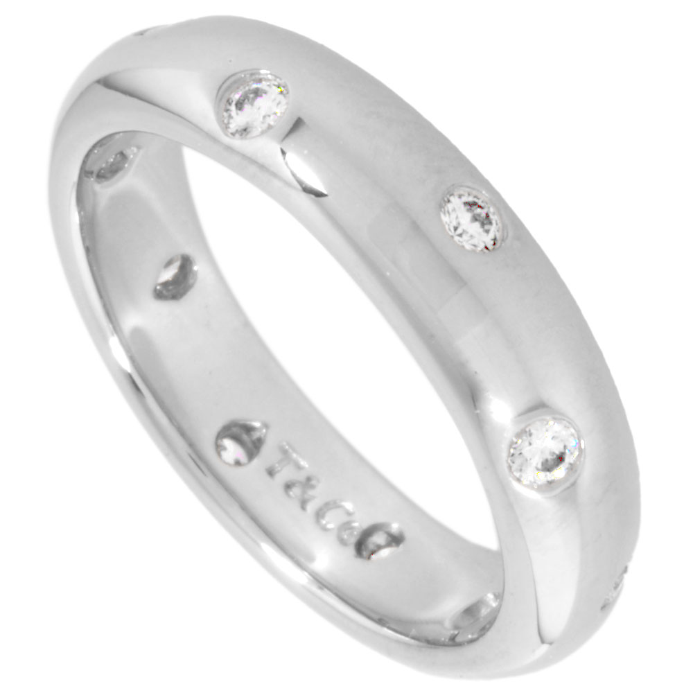 ティファニー ドッツ ダイヤ リング 9号～9.5号 PT950 TIFFANY & CO. 【ティファニー】Pt950ダイヤモンドリング (NO