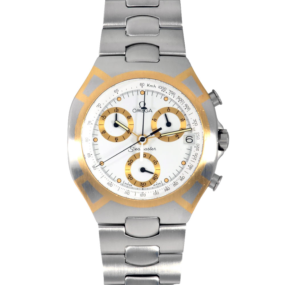 【中古】オメガ　シーマスター　ポラリス　クロノグラフ 腕時計 楽天市場】オメガ【OMEGA】 シーマスター ポラリス クロノグラフ SS×YG