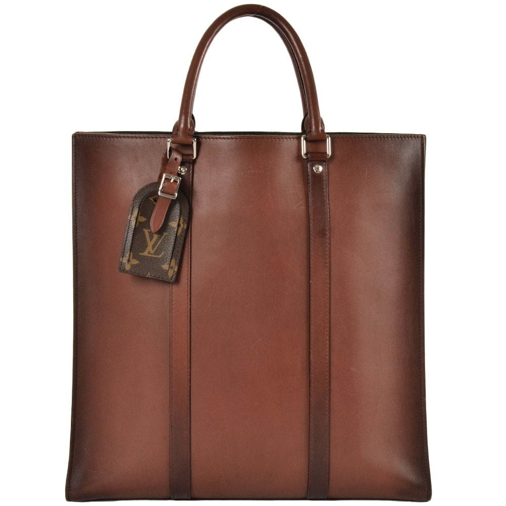 ルイヴィトン LOUIS VUITTON サック・プラ トートバッグ ノマド M52687 赤銅色 NZ3119 オンブレレザー 子ウシ メンズ【中古】