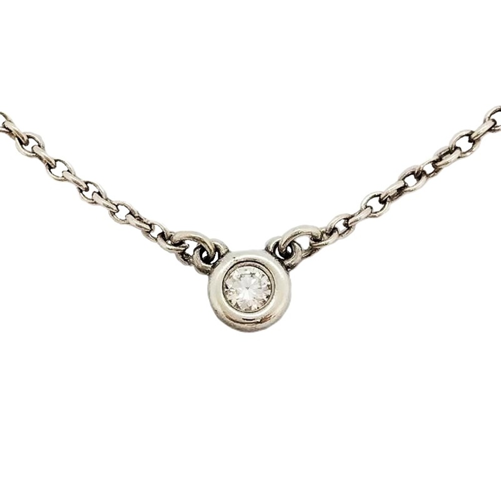 Tiffany&Co.ティファニーバイザヤード1ダイヤモンド ネックレスシルバー 楽天市場】ティファニー Tiffany & Co. ネックレス バイザヤード
