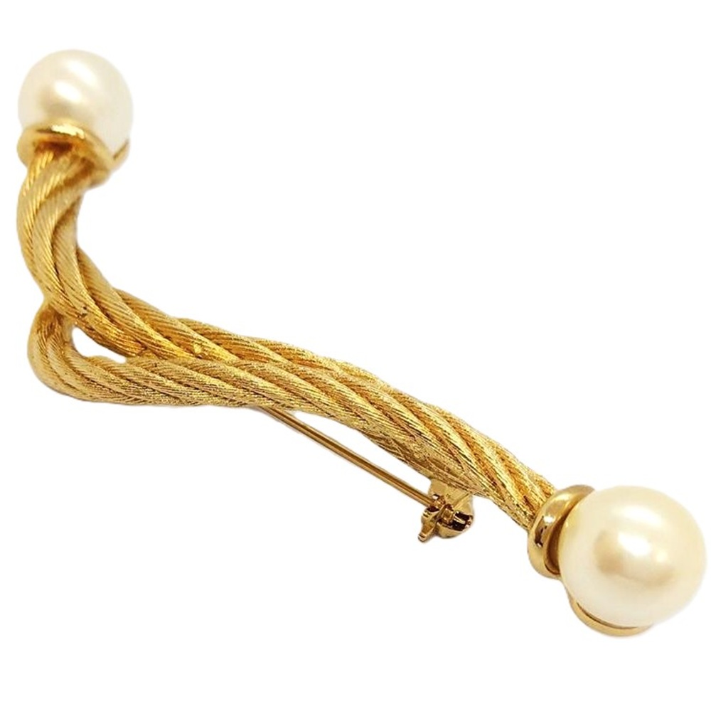 クリスチャンディオール パールブローチ 美品 Christian Dior（ブローチ/コサージュ）のフリマアイテム一覧