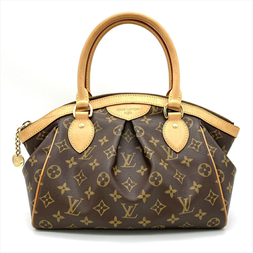 ルイヴィトン LOUIS VUITTON ティボリ PM ハンドバック モノグラム 帆布 M40143 赤銅色 ゴールド金具 VI0049 ユニ一発やる【中古】 ハンドバッグ-バッグ