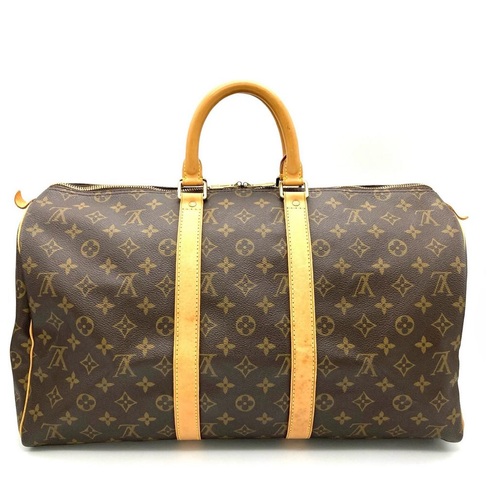 ルイヴィトン LOUIS VUITTON キーポル45 ボストンバッグ モノグラム キャンバス M41428 ゴールド金具 FL8903 旅行鞄【中古】｜ゴールドプラザ店