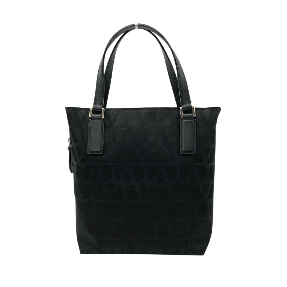 ヴァレンティノ VALENTINO トートバッグ 2WAY なめし革 黒いこと ハンドバック ショルダーバッグ メンズ【中古】