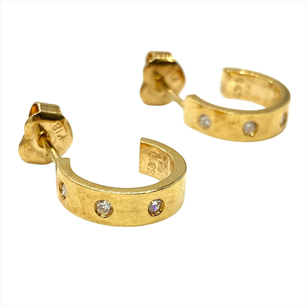 楽天市場】STAR JEWELRYスタージュエリー K18 TEAR DANGLE PIERCED