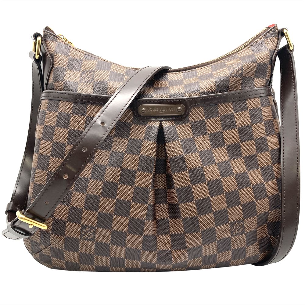 ルイヴィトン LOUIS VUITTON ブルームズベリ PM ショルダーバッグ ダミエ エベヌ N42251 赤銅色 ゴールド金具 DU0126 ユニ一発やる【中古】