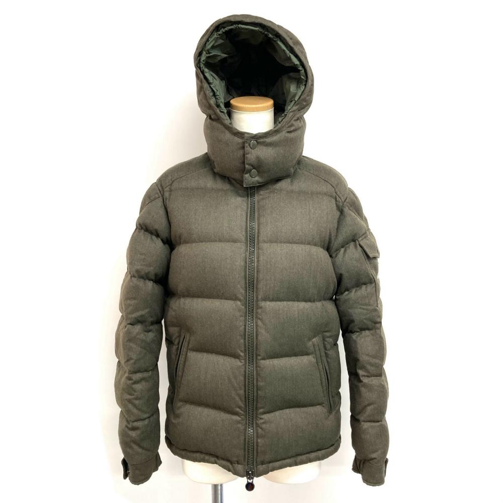 モンクレール MONCLER モンジュネーヴル ダウンジャケット B20914033805 カーキ S 1 メンズ【中古】|ゴールドプラザ店