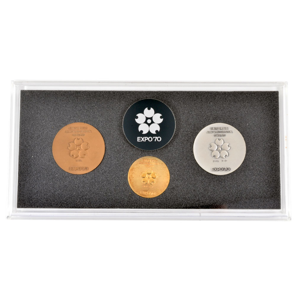 楽天市場】日本万国博覧会記念メダル EXPO'70 1970年大阪万博記念