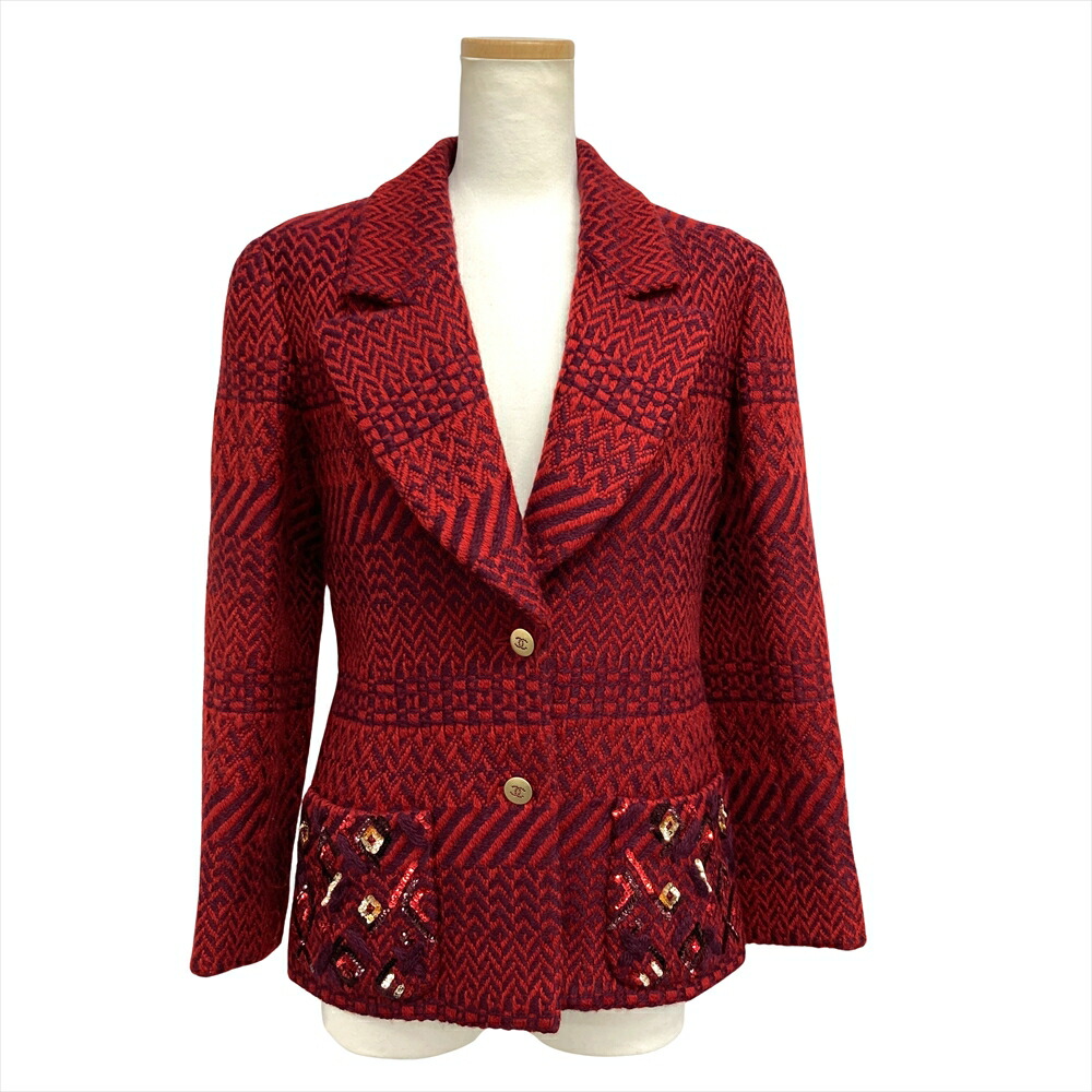 楽天市場】CHANEL シャネル 03P P21101V12301 94305 ウール/シルク