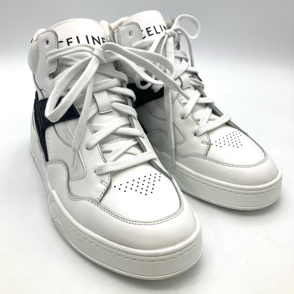 セリーヌ CELINE ご機嫌撥ねのける スニーカー MU1222 白いこと 26.0珊 メンズ【中古】