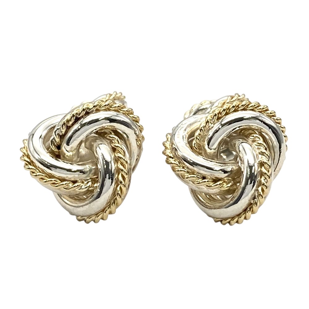 楽天市場】ティファニー カフス ボタン ボタンモチーフ コンビ SV925