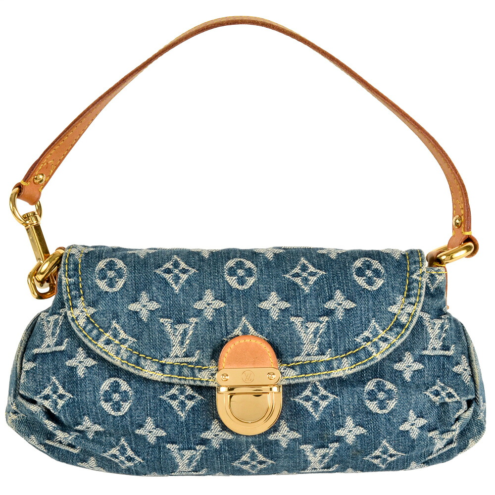 ルイヴィトン LOUIS VUITTON ミニ プリーティ ショルダーバッグ モノグラム デニム M95050 CA0095【中古】｜ゴールドプラザ店 143,900円