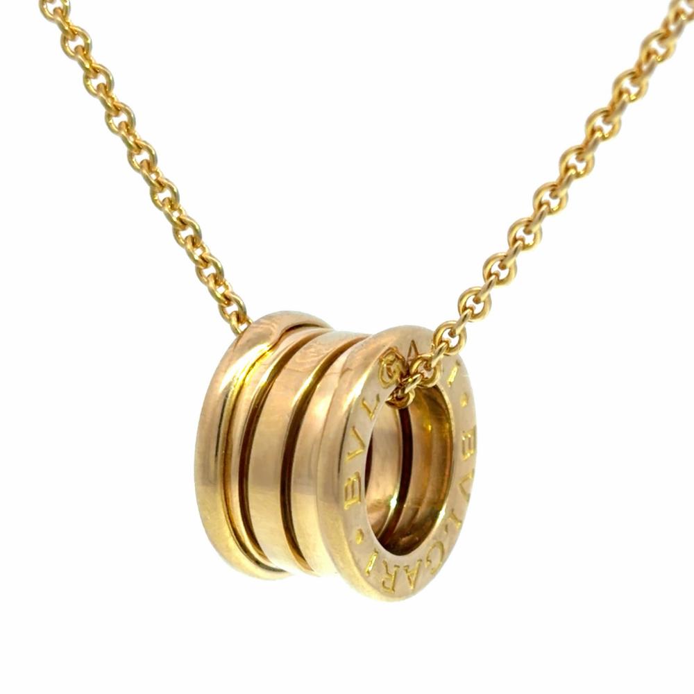 ブルガリ BVLGARI ビー・ゼロワン ネックレス K18YG 12.1g イエローゴールド ユニセックス【中古】