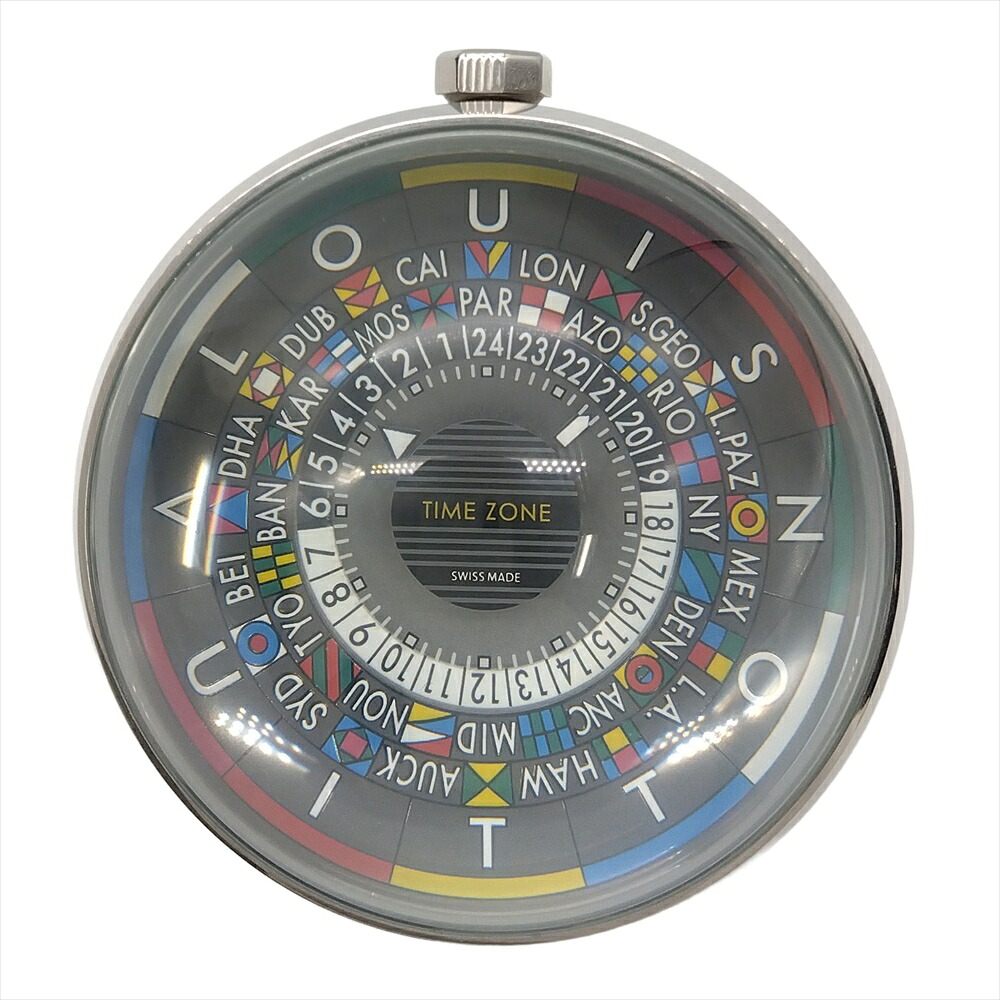 ルイヴィトン LOUIS VUITTON Q5Q000 置時計 TK7011 機能品【中古】