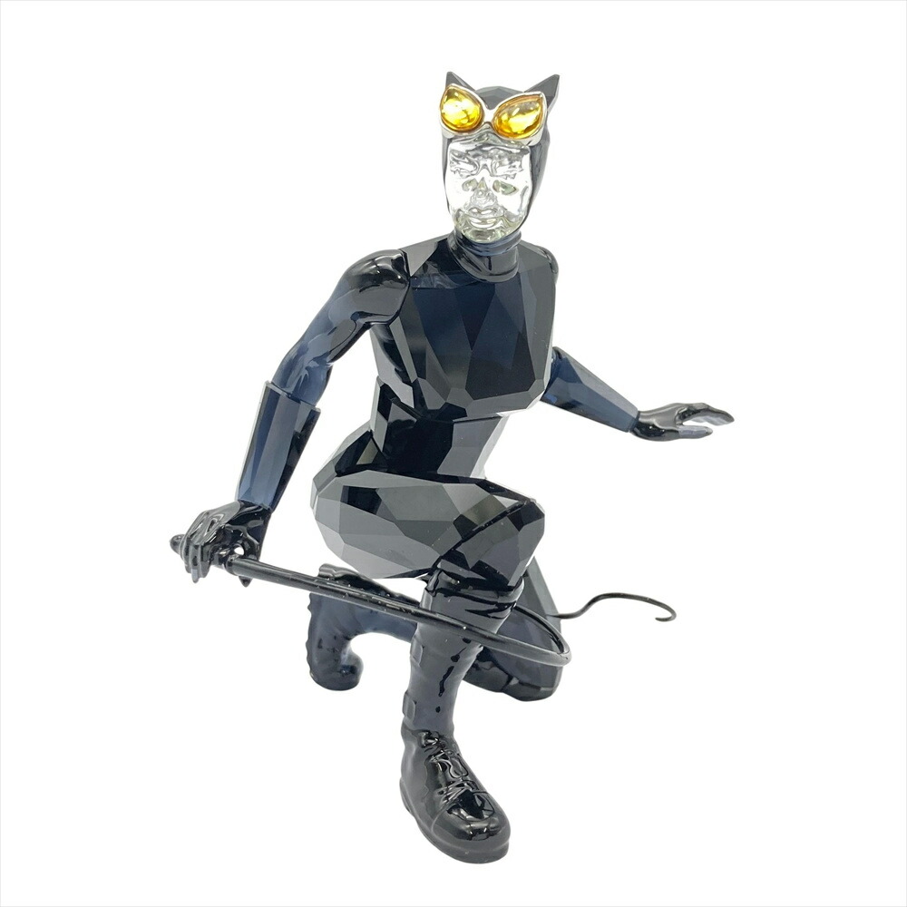 スワロフスキー SWAROVSKI DC Catwoman キャットウーマン オブジェ 飾りつけ 5633660 せつ然たる バットマン【中古】