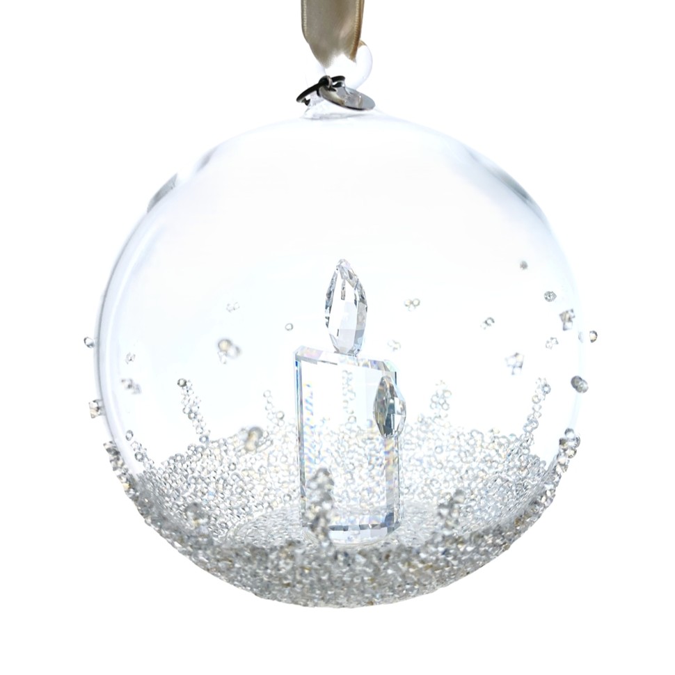 スワロフスキー SWAROVSKI クリスマス どんぶり鉢 飾りつけ 5241591 せつ然たる 2017年歳制限事項【中古】