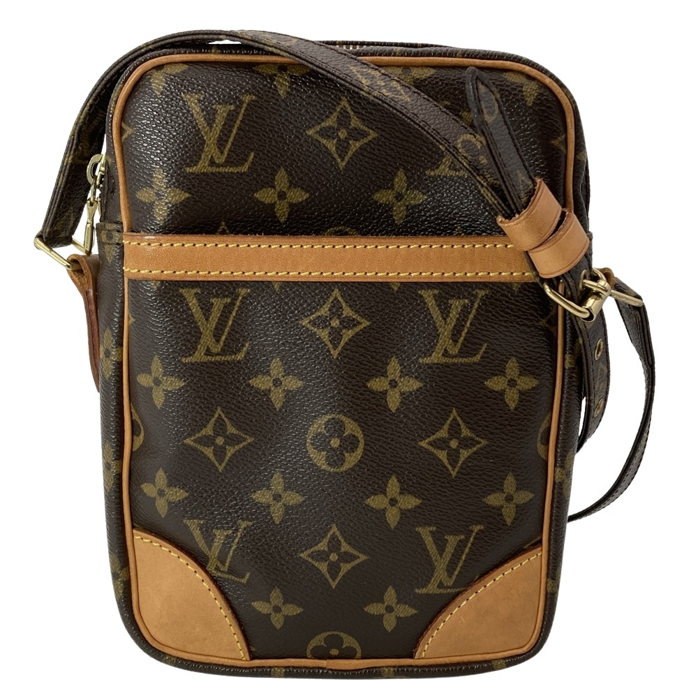 ルイヴィトン LOUIS VUITTON モノグラム ダヌーブ ショルダーバッグ モノグラム 帆布 M45266 赤銅色【中古】