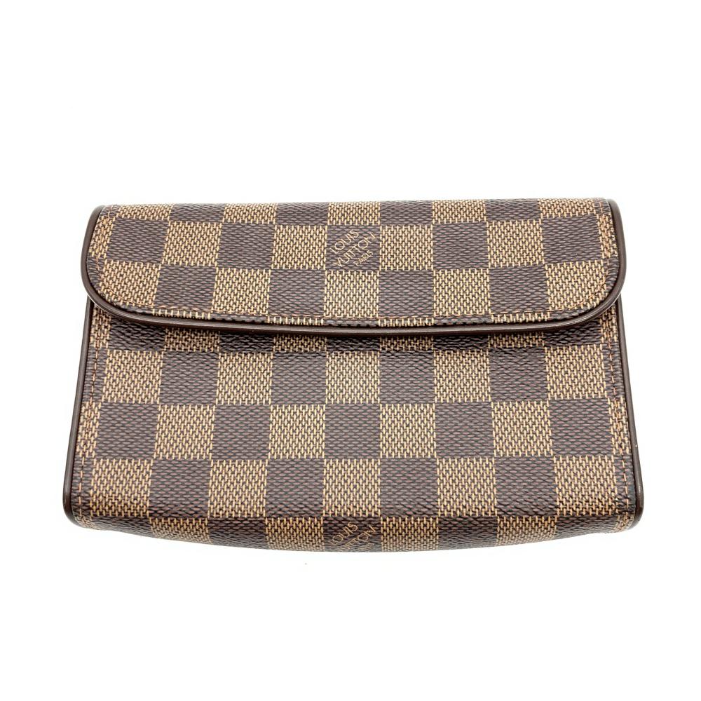 ルイヴィトン LOUIS VUITTON ポシェット フロランティーヌ 上半身御徒面子 ダミエ エベヌ N51856 赤銅色 酉の方角御徒面子【中古】