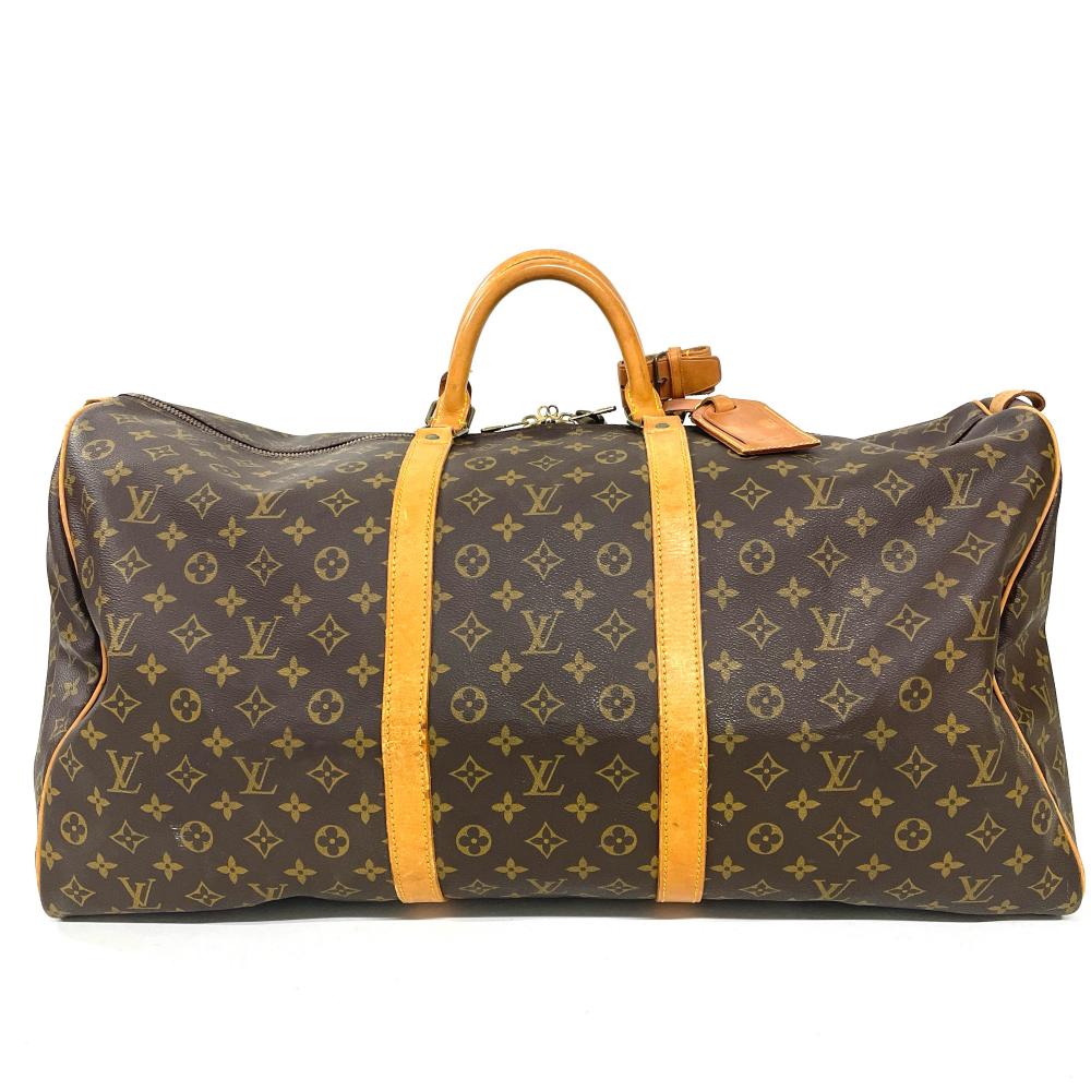 ルイヴィトン LOUIS VUITTON キーポル 60 ボストンバッグ モノグラム キャンバス レザー M41422 ブラウン ゴールド金具【中古】｜ゴールドプラザ店