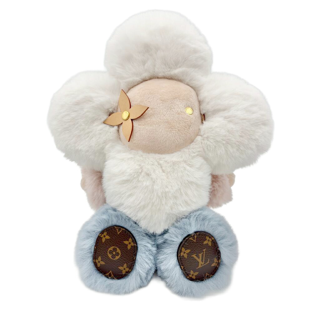 ルイヴィトン LOUIS VUITTON ドゥドゥ･ヴィヴィエンヌ ぬいぐるみ モノグラム キャンバス 32cm GI0445 ホワイト MP1253【中古】｜ゴールドプラザ店 66,000円