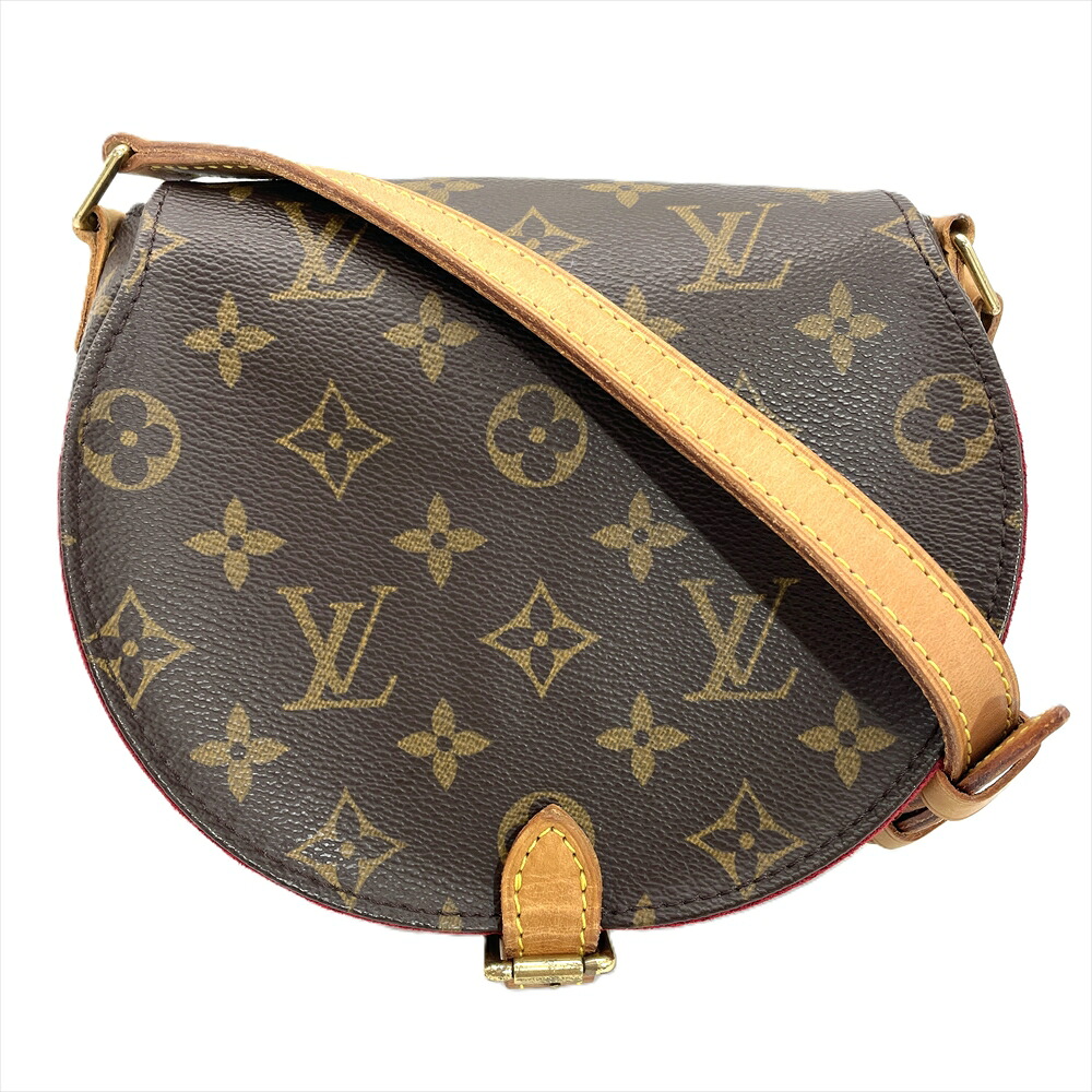 ルイヴィトン LOUIS VUITTON タンブラン ショルダーバッグ モノグラム 帆布 M51179 赤銅色 ゴールド金具 目じるし曖昧模糊たる レディース【中古】