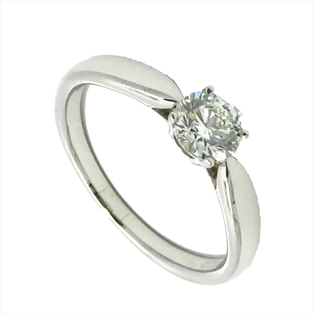 ティファニー Tiffany&Co. ハーモニー ソリティア リング 指輪 ダイヤモンド 0.37ct 約7.5号 Pt950 3.3g プラチナ I/VVS1/3EX レディース【中古】｜ゴールドプラザ店