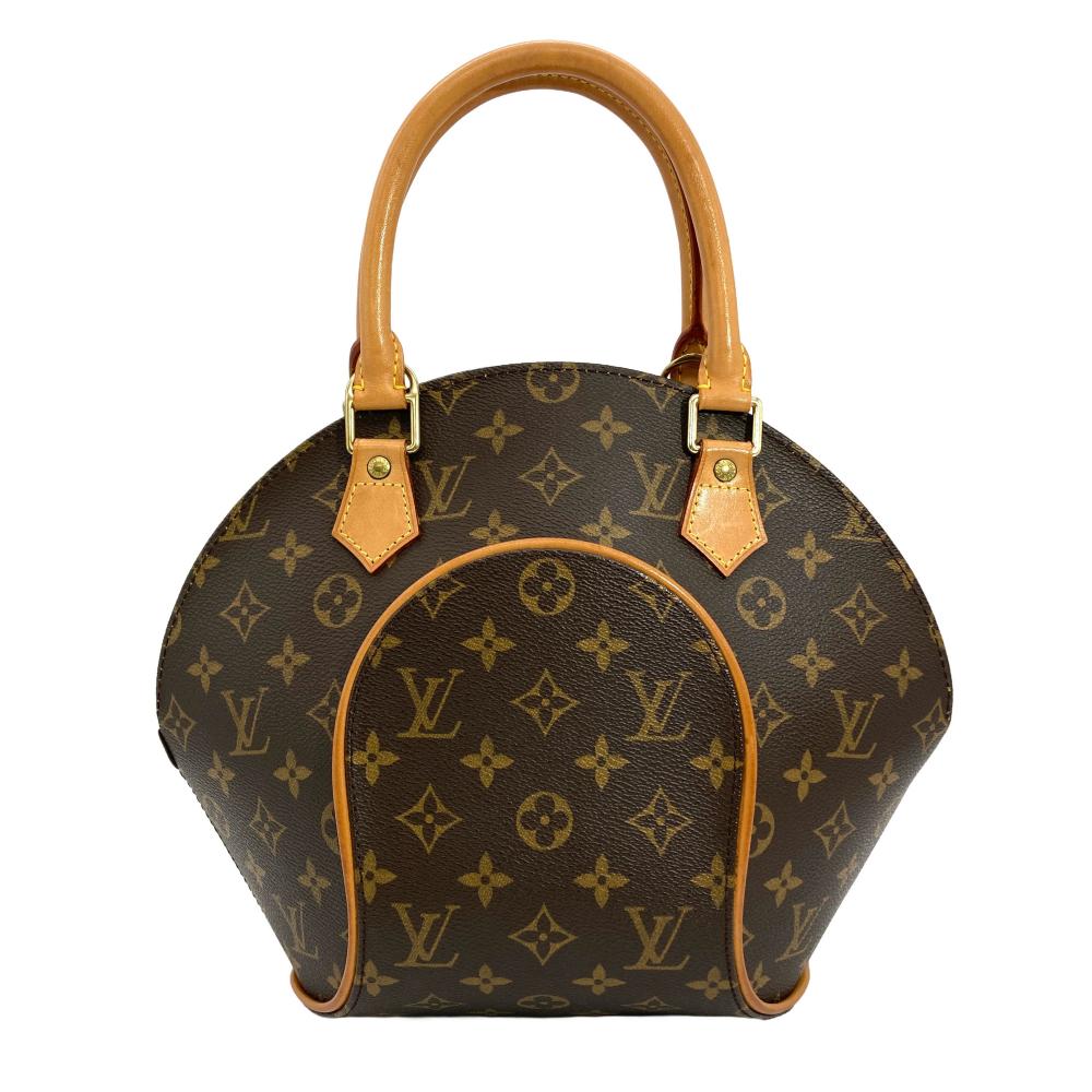 ルイヴィトン LOUIS VUITTON エリプス MM ハンドバック モノグラム 帆布 M51126 赤銅色 ゴールド金具 MI0918 レディース【中古】