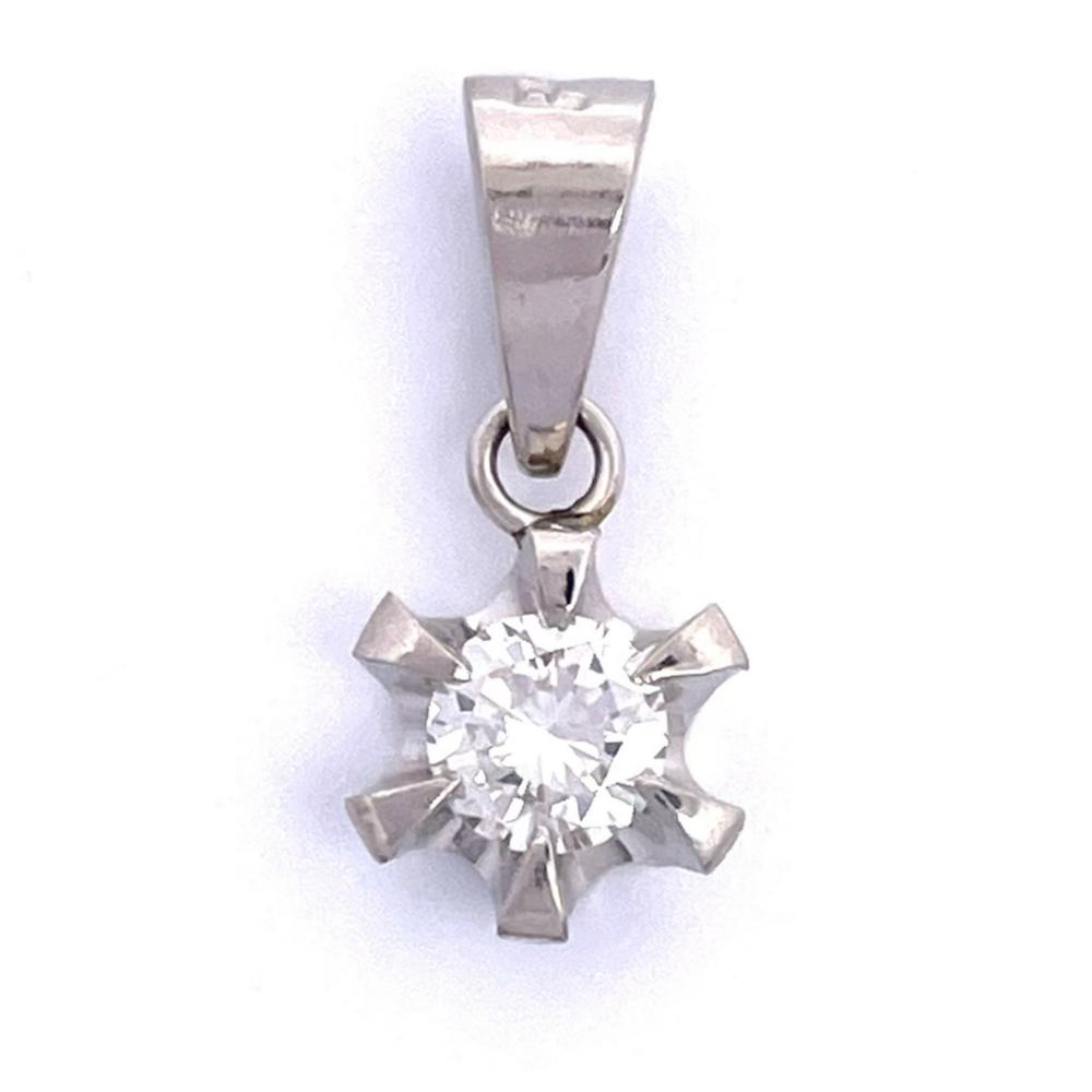 ペンダントトップ ダイヤモンド 0.22ct Pt900 0.9g【中古】｜ゴールドプラザ店