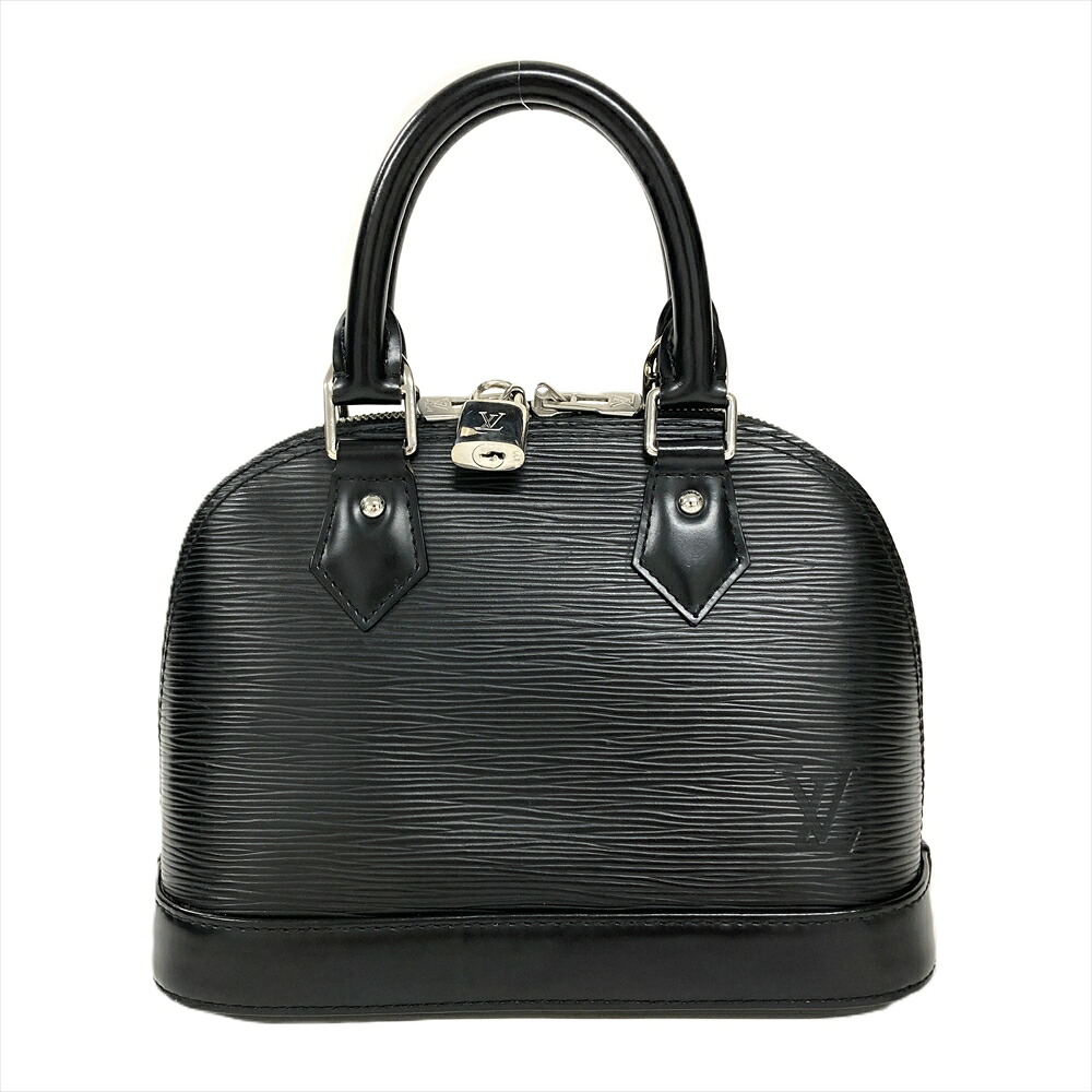 ルイヴィトン LOUIS VUITTON アルマBB ハンドバッグ エピ M24645 ブラック シルバー金具 AR0166 レディース【中古】｜ゴールドプラザ店