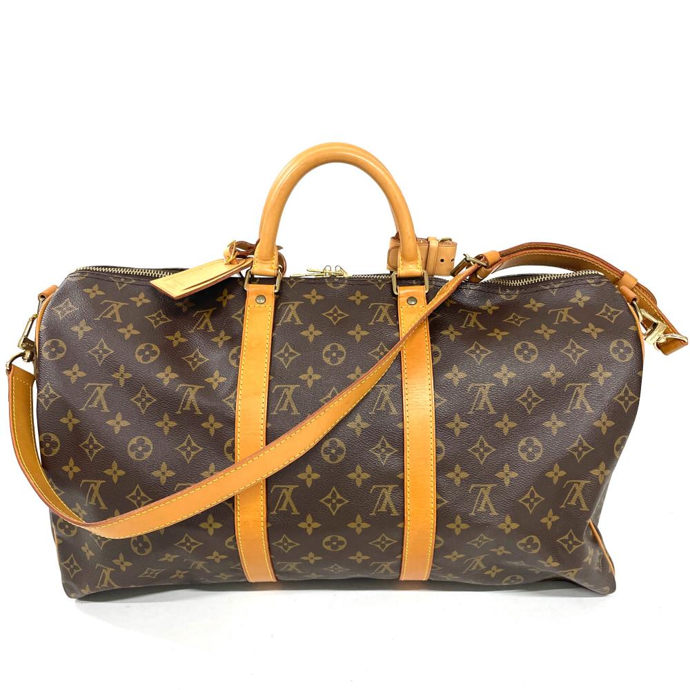 ルイヴィトン LOUIS VUITTON キーポル 50 バンドリエール ボストンバッグ モノグラム キャンバス M41416 ブラウン ゴールド金具【中古】｜ゴールドプラザ店
