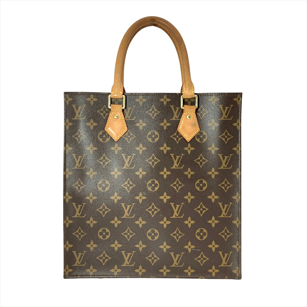 ルイヴィトン LOUIS VUITTON サックプラ PM トートバッグ 2WAY モノグラム キャンバス M40806 ブラウン ゴールド金具 CT2153【中古】｜ゴールドプラザ店 75,900円